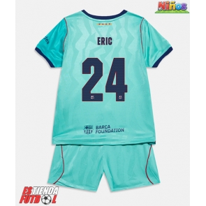 Barcelona Eric Garcia #24 Tercera Equipación Niños 2026-27 Manga Corta (+ Pantalones cortos)